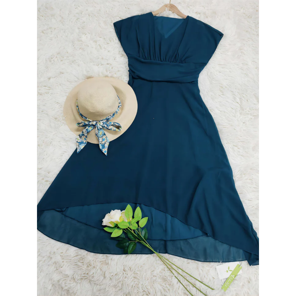 Helena | Vestido Helena Midi Formal con Escote en V