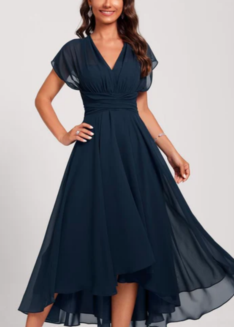 Helena | Vestido Helena Midi Formal con Escote en V
