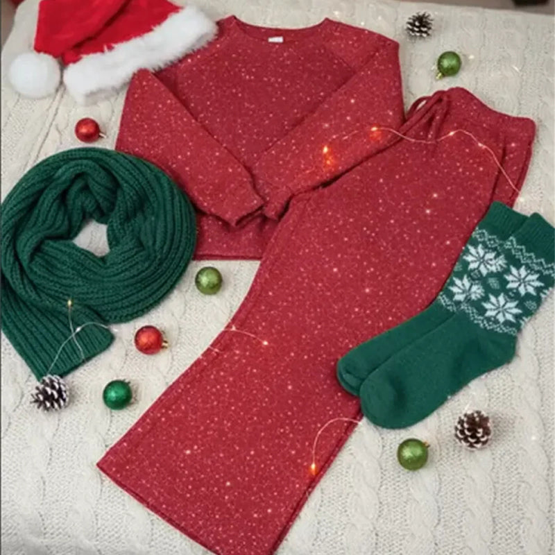 Vera | Conjunto de Brillantina Cómodo y Festivo