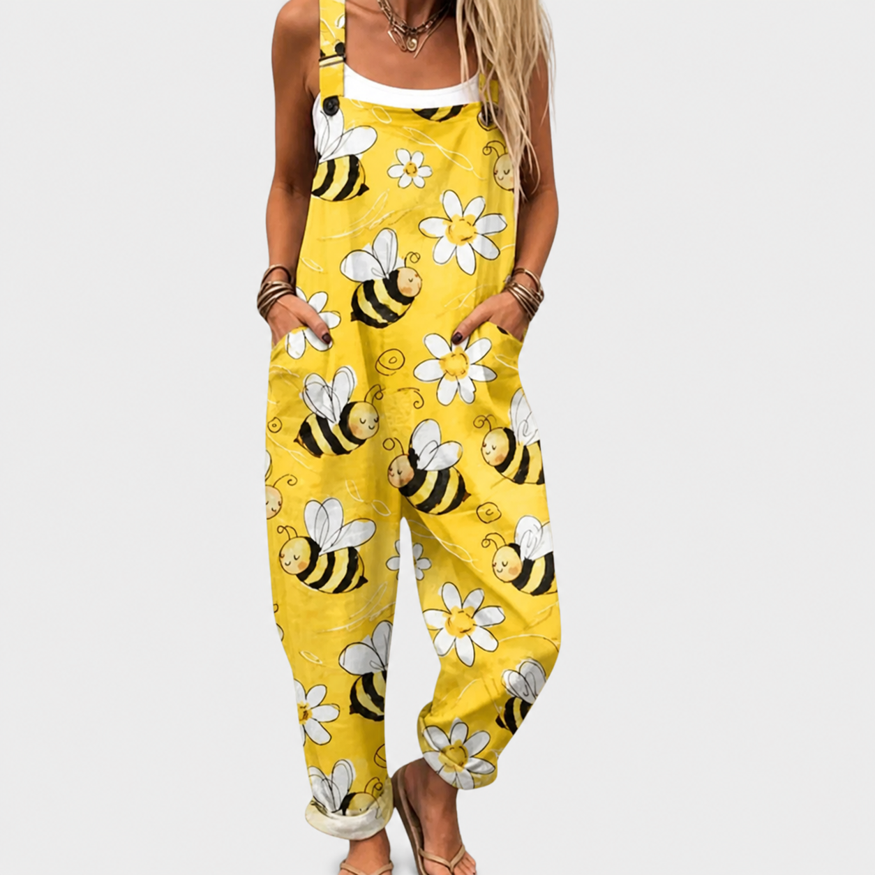 Confortable Salopette con Estampado
