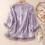 Giovanna - Blusa de algodón ligera