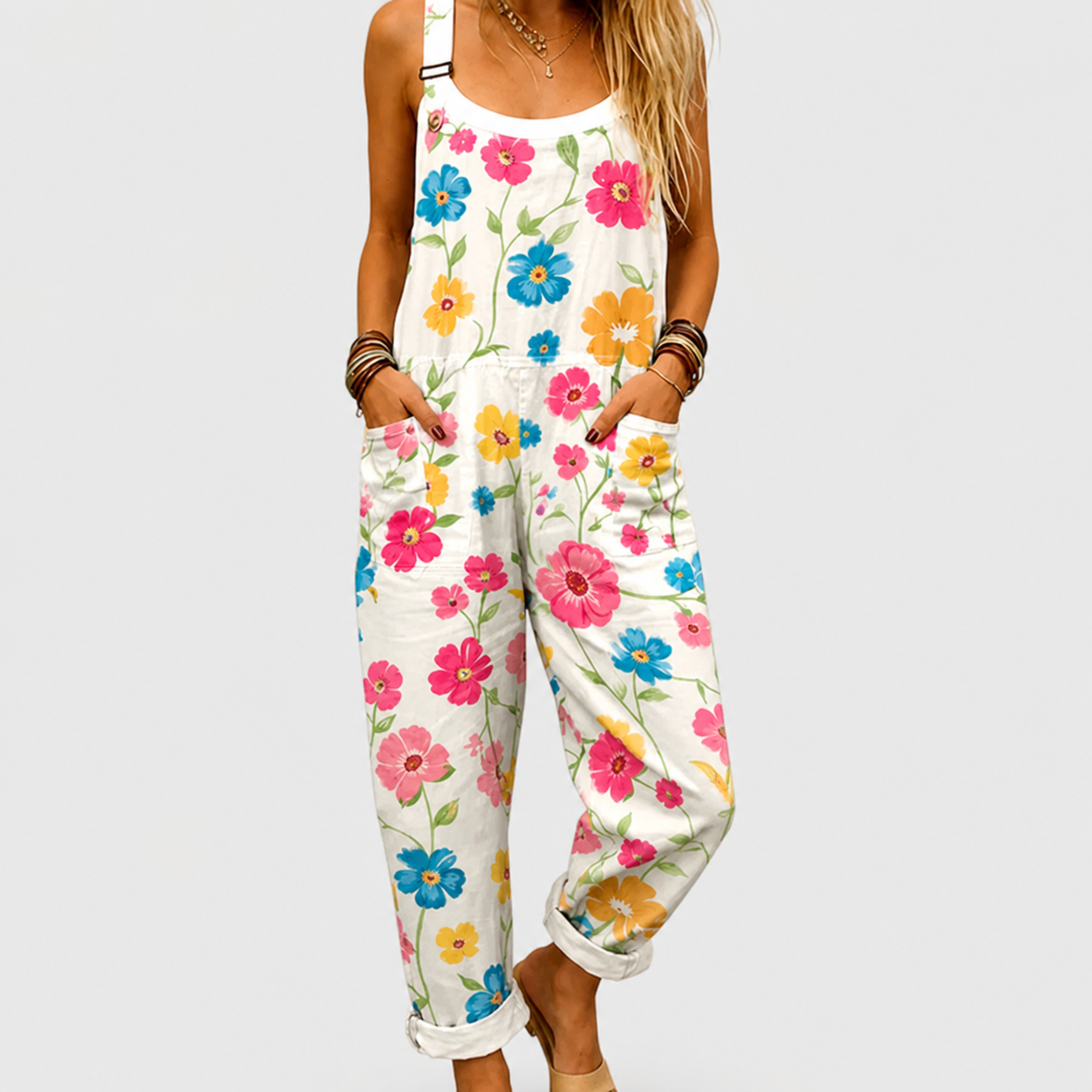Confortable Salopette con Estampado