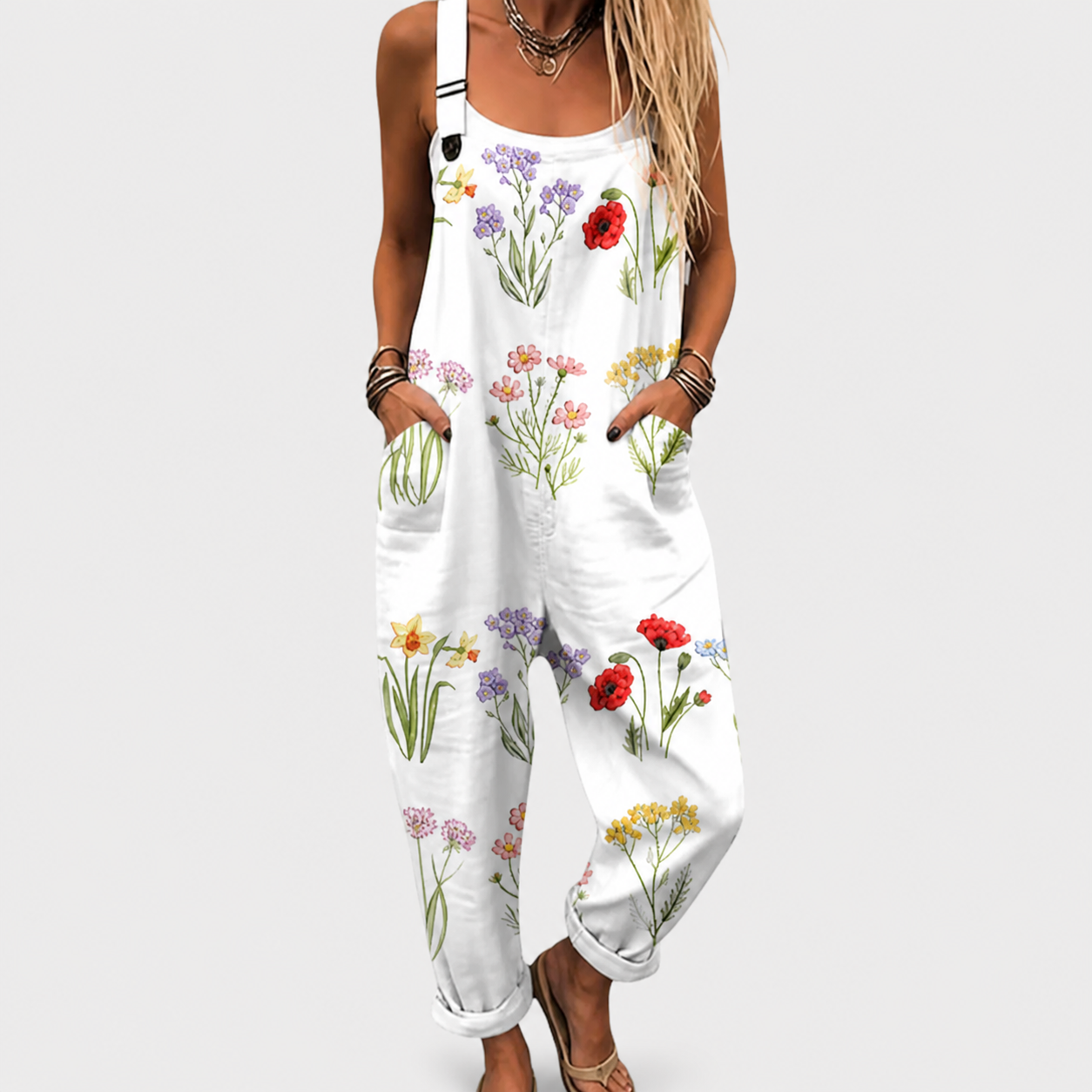 Confortable Salopette con Estampado