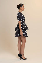 Vestido Corto Polka Dot