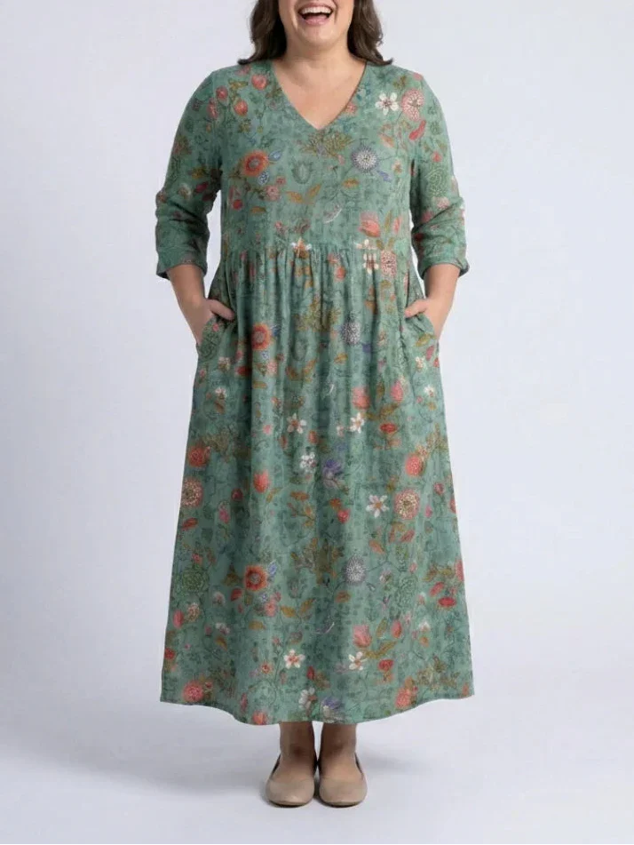 Camille | Vestido largo floral