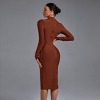Samara | Vestido de Manga Longa con Escote en V
