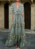 Romi | Vestido maxi floral elegante