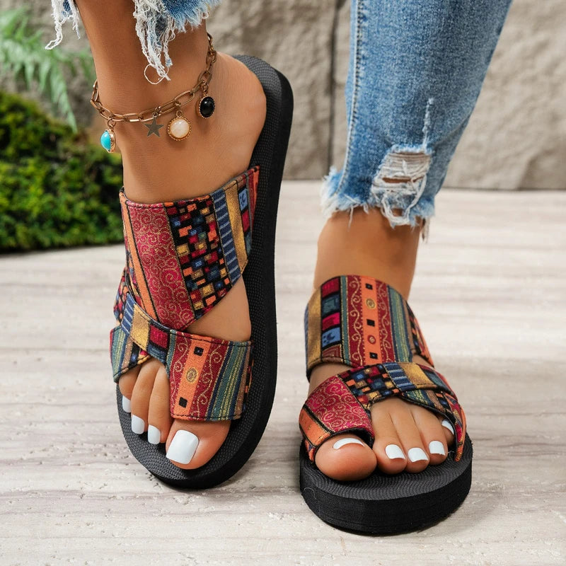 Olga | Sandalias de Plataforma Confortables y de Soporte Diario