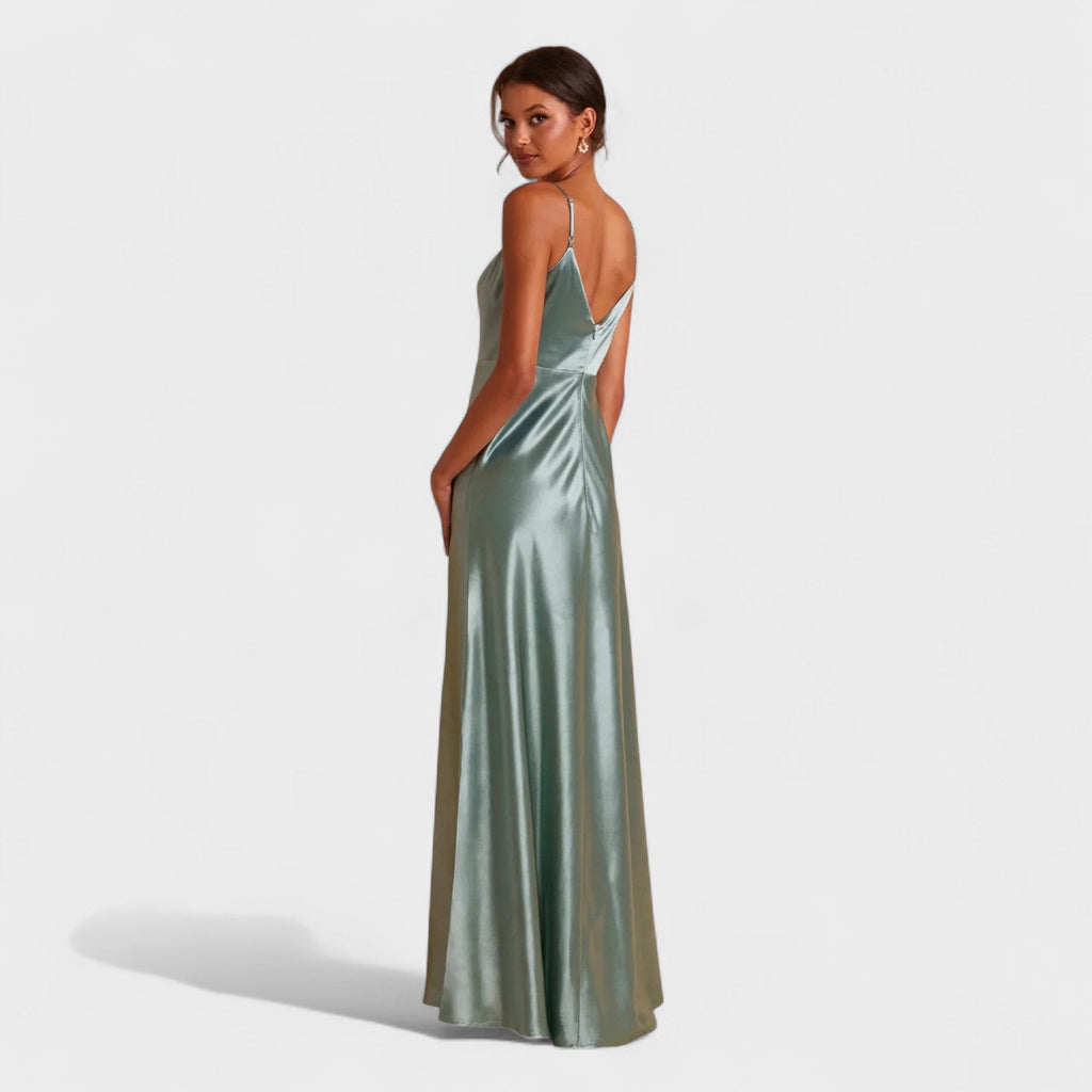 Lucía Satin - Vestido largo
