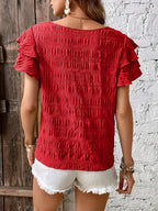 Charmaine™ | Blusa Ligera y Fresca con Divertidos Volantes