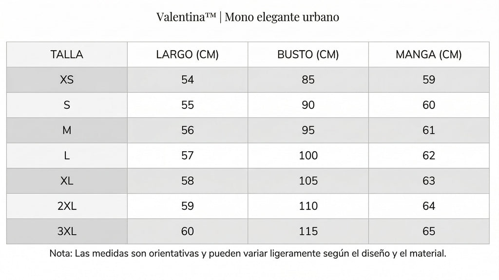 Valentina™ | Mono elegante urbano