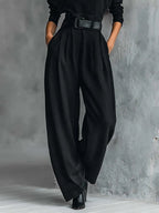 Juliet | Conjunto de suéter de cuello alto y pantalón recto