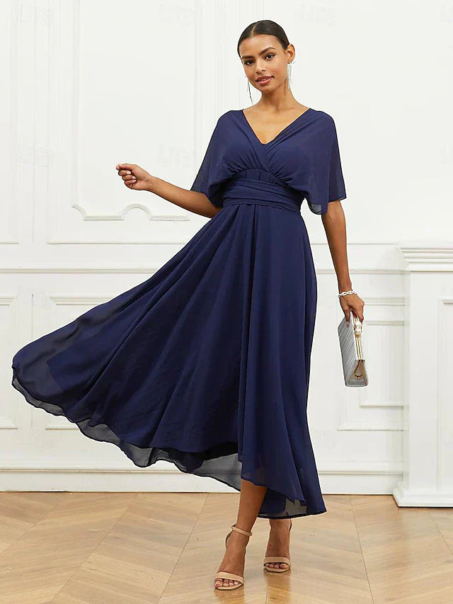 Helena | Vestido Helena Midi Formal con Escote en V