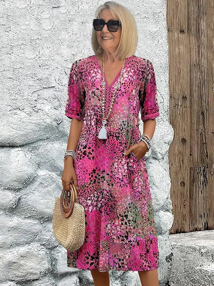 Lia | Vestido Midi para Mujer en Tela Ligera