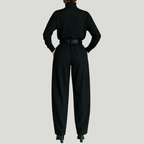 Juliet | Conjunto de suéter de cuello alto y pantalón recto